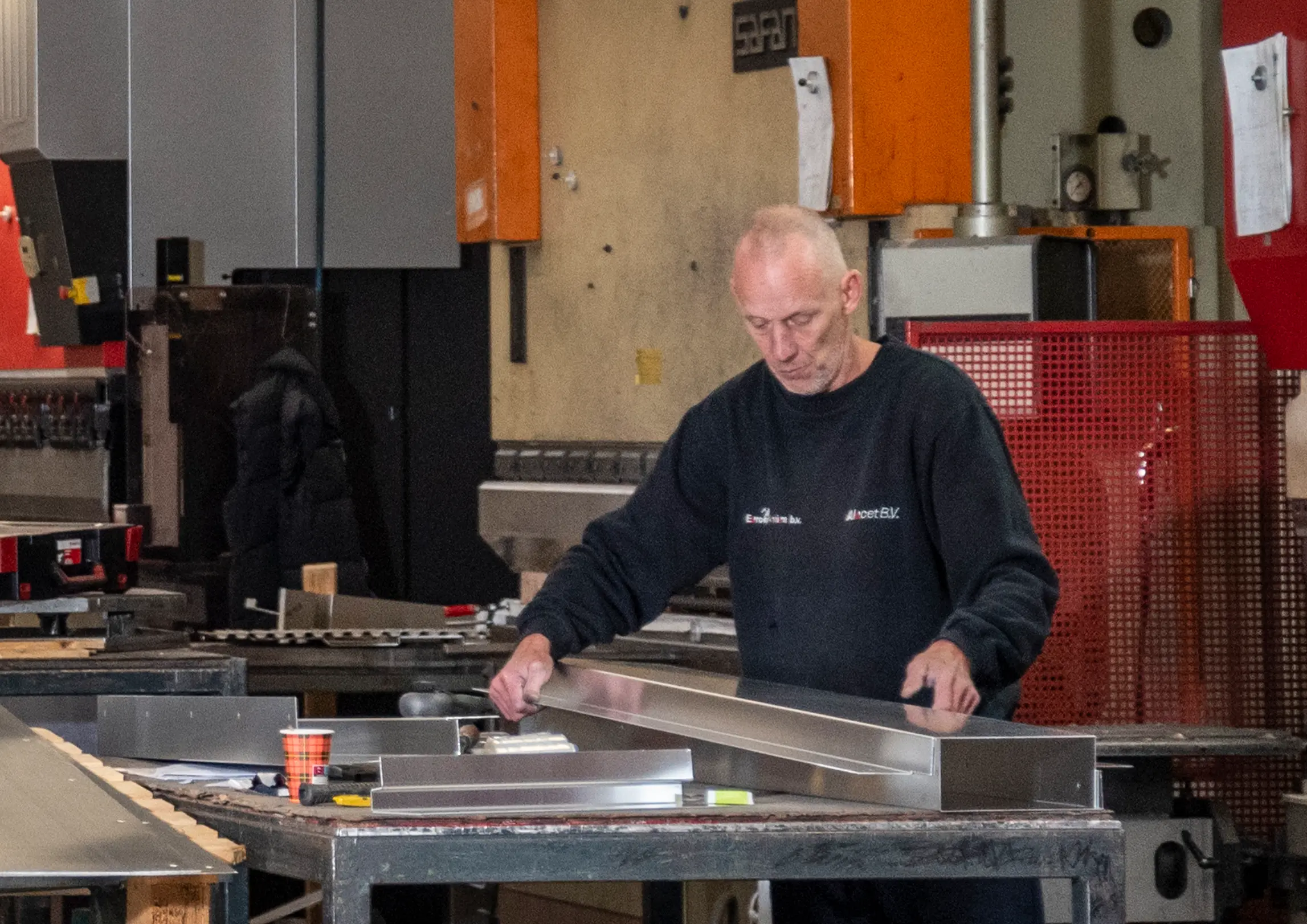 Werken werkplaats Alucet